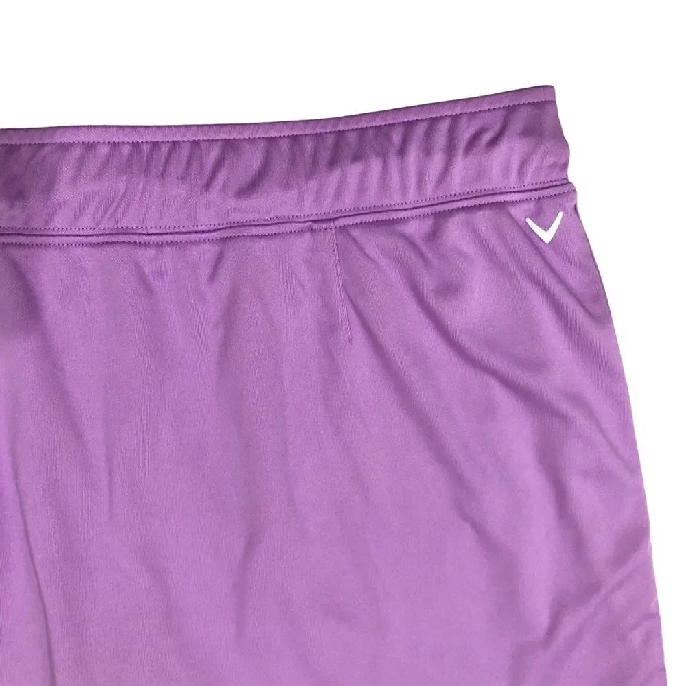 Callaway Golf Tennis Stretching Pull On Pockets Purple Skirt Skort NWOT